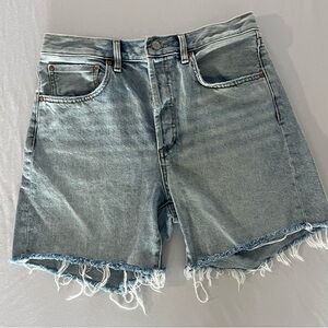 Denim Forum Yoko Hi-Rise Denim Shorts – Light Wash Size 30